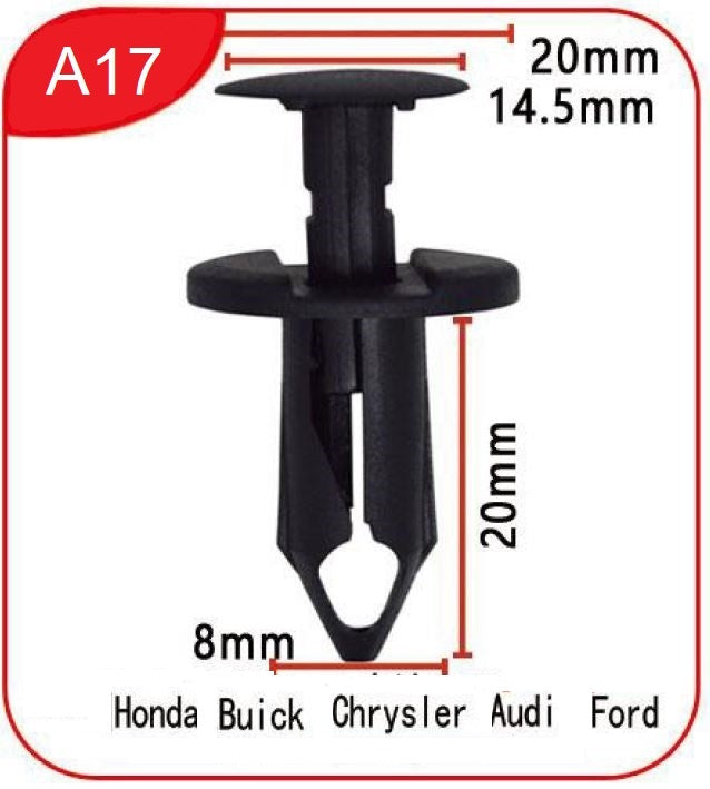 Clips A17 Plastic clips savonautoparts
