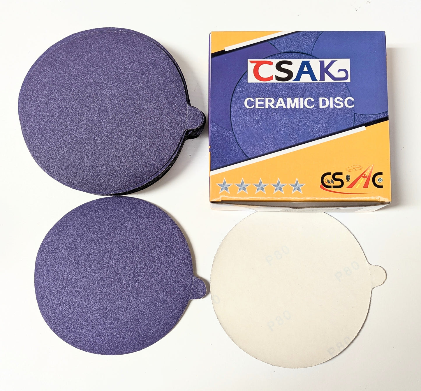 PSA Sticky 6" Discs Ceramic  (Diamond Level)