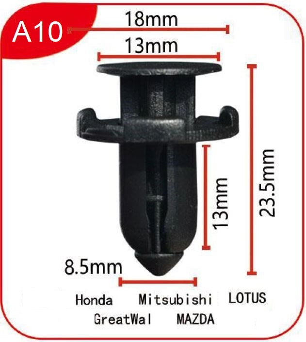 Clips A10 - Plastic clips