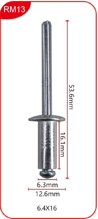 Rivet RM13 - Metal clips