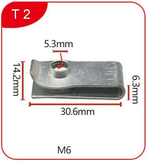 Clips T2 - Metal clips