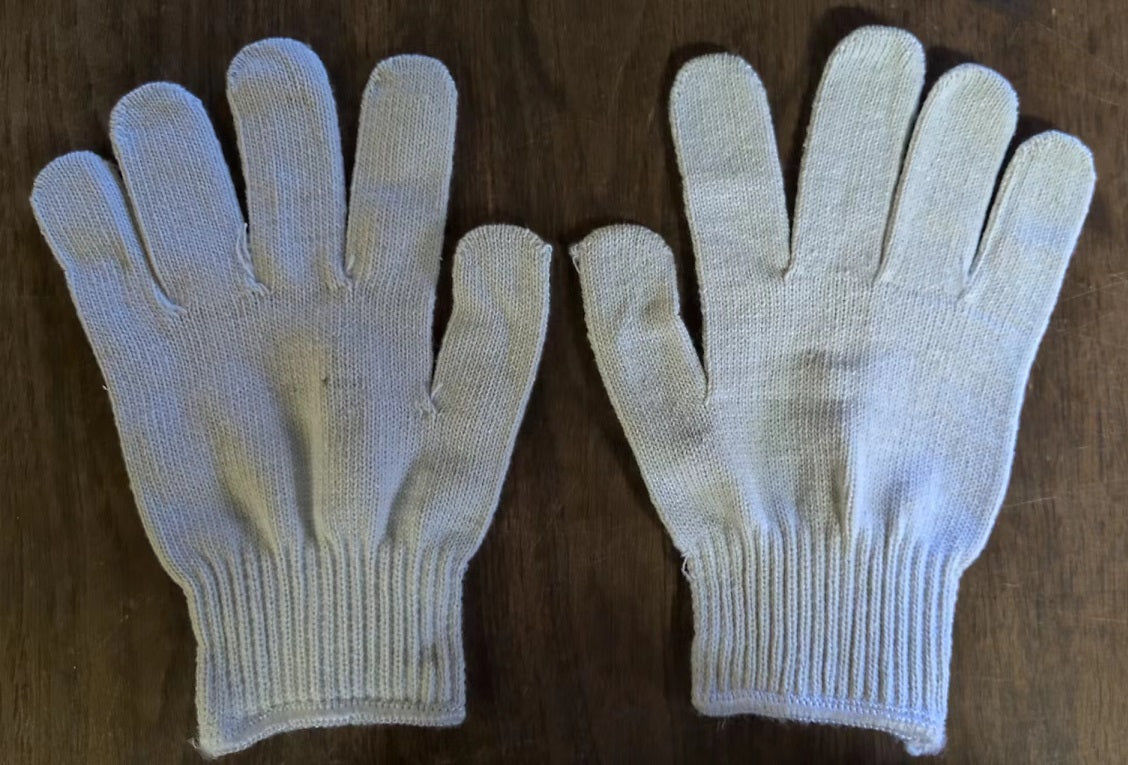 Gloves Cotton White