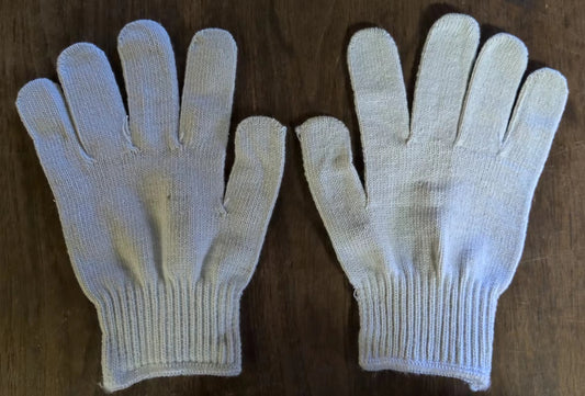 Gloves Cotton White