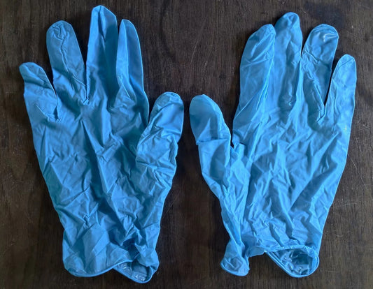 Gloves Nitrile disposal